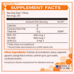Wolverine Recovery Dissolving Strips